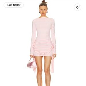 Lioness Pink Long Sleeve Bodycon Dress